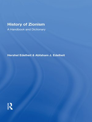 cover image of History of Zionism